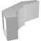 Ekena Millwork 5-in. W x 12-in. D x 12-in. H Monterey Architectural Grade PVC Knee Brace BRCP05X12X12MON - alternate 4